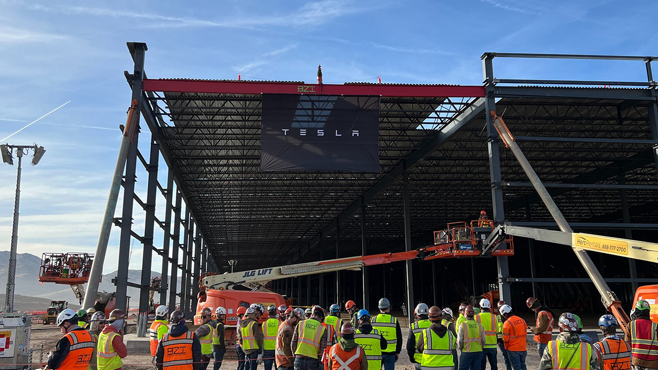 Construction of a Tesla Semi plant in Nevada