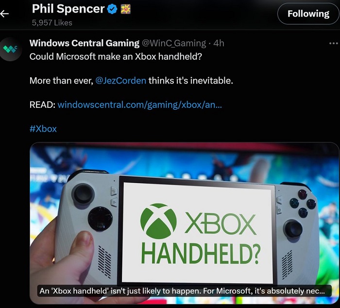 And why not? Microsoft may be developing its own handheld console-2