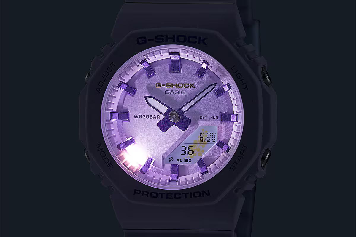 Casio GMA-P2125W-6A - LED screen