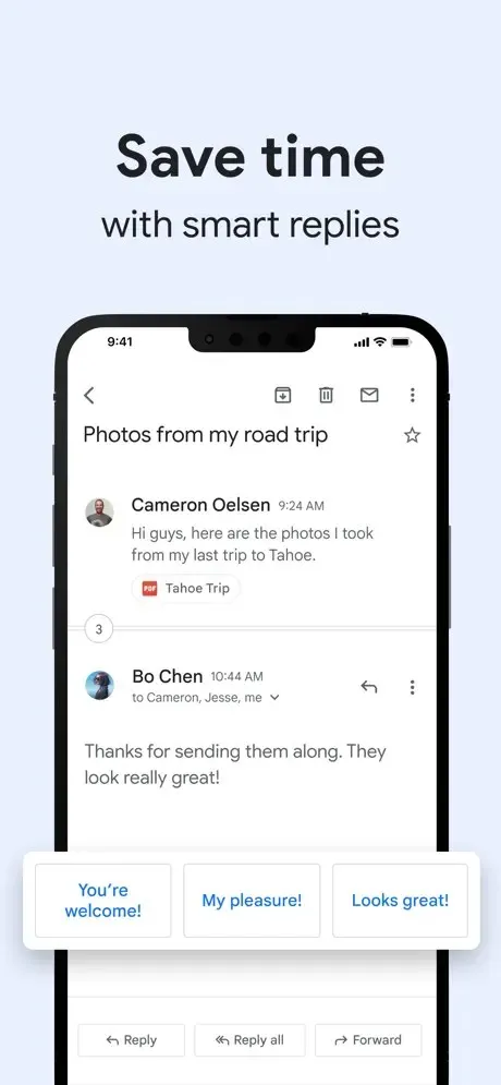Старий дизайн Gmail для iOS