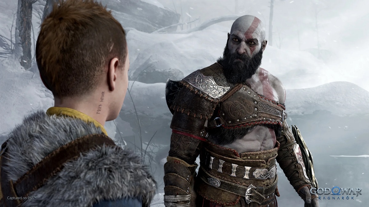 Kratos' ordeal never ends: God of War Ragnarok features a new game+ mode with increased difficulty and a black-and-white filter