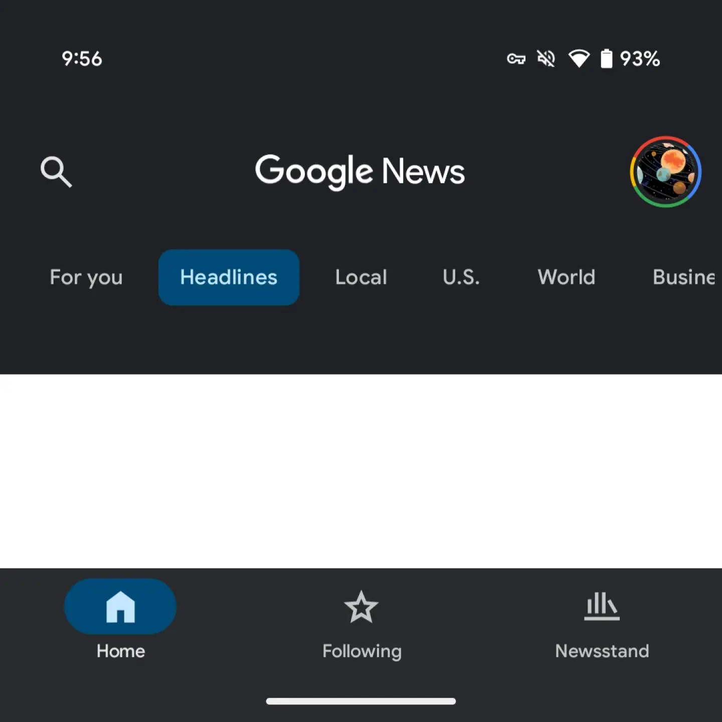 Redesign of the Google News footer - image 2