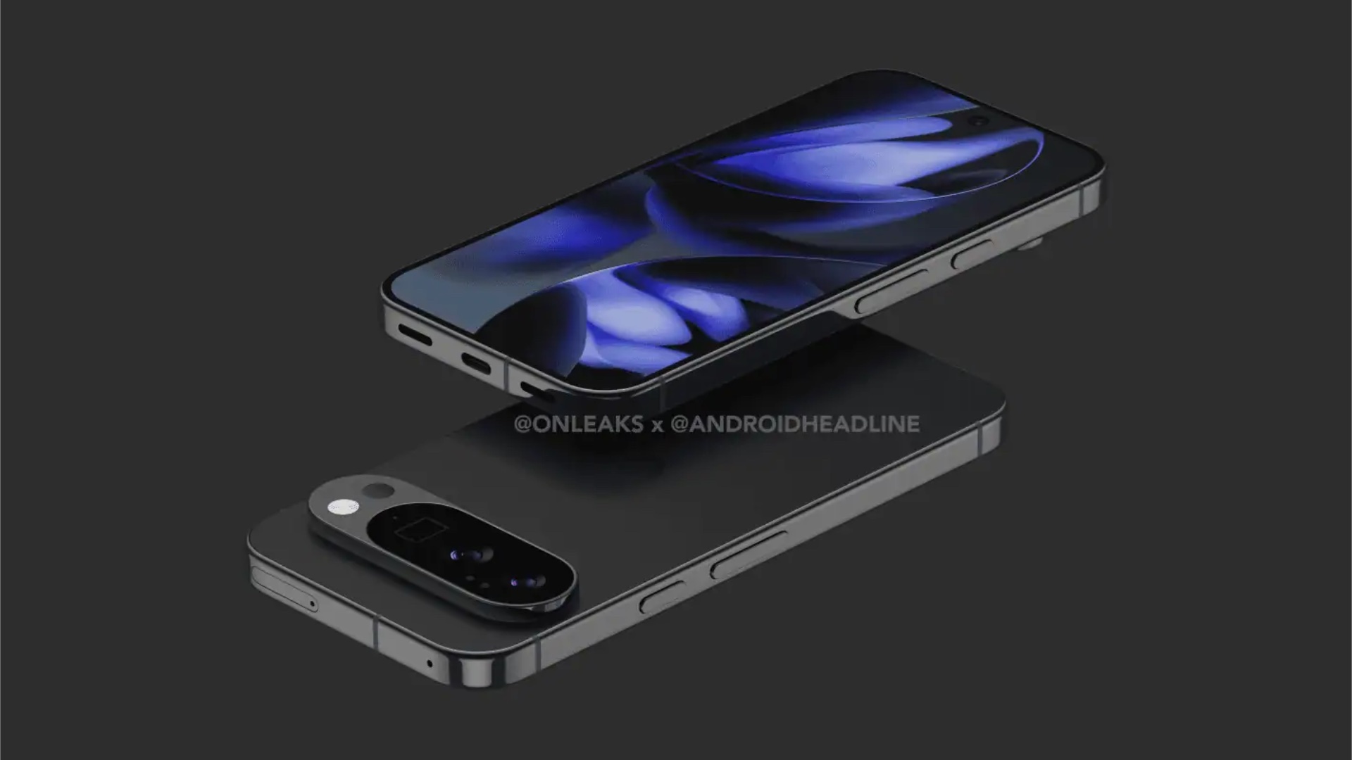 Концепт Google Pixel 10 Pro в чорному кольорі