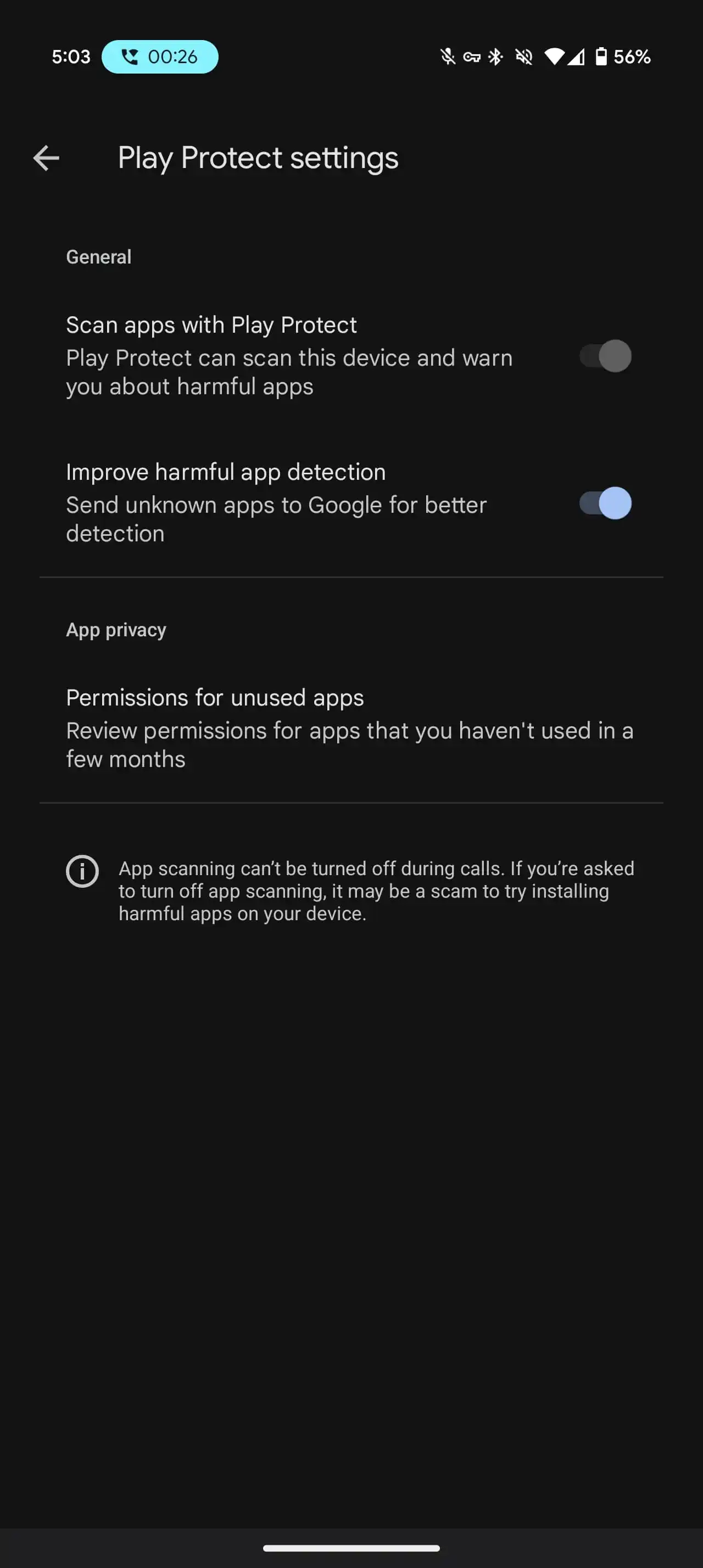 Google Play Protect security
