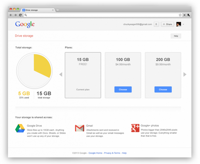Google предлагает до 30 ГБ в объединенных Drive, Gmail и Google+ Photos-2 Google предлагает до 30 ГБ в объединенных Drive, Gmail и Google+ Photos-2