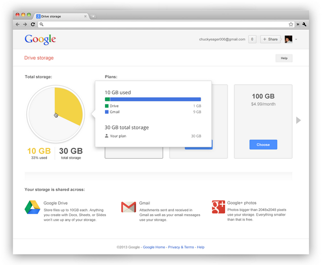 Google предлагает до 30 ГБ в объединенных Drive, Gmail и Google+ Photos-3 Google предлагает до 30 ГБ в объединенных Drive, Gmail и Google+ Photos-3