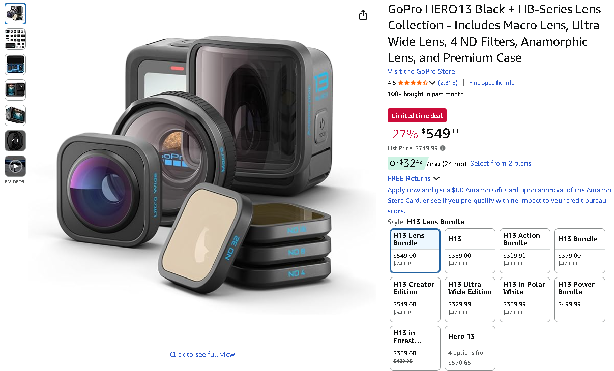 GoPro HERO13 Lens Bundle graphic