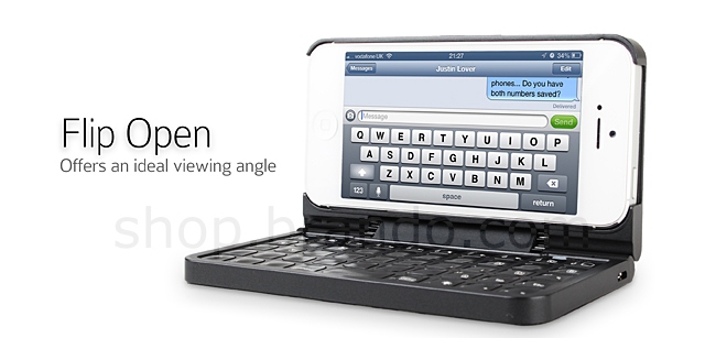 С граффити по жизни: чехол с QWERTY-клавиатурой для iPhone 5