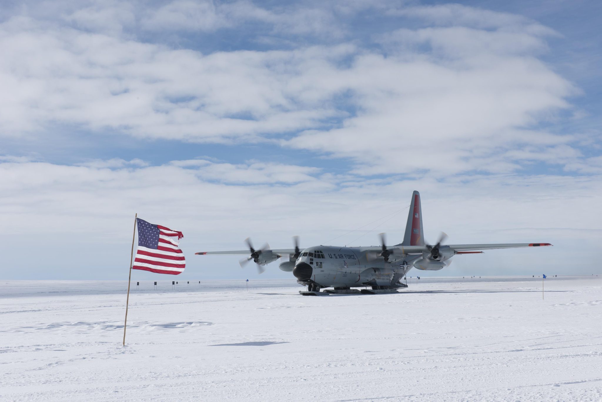 C-130 aircraft of the New York Air National Guard in Greenland