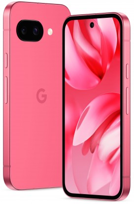 Images of the Google Pixel 9a smartphone from different angles