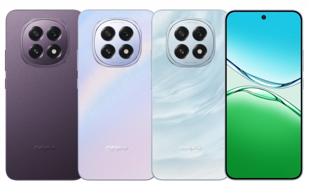 Le smartphone Oppo A5. Illustration : Oppo