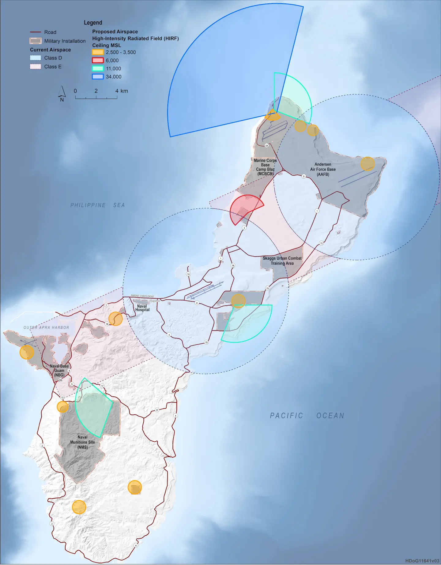 Les États-Unis vont faire de Guam l'endroit le plus défendu de la planète en déployant sur l'île 20 sites de défense antimissile équipés d'intercepteurs THAAD, Tomahawk, SM-6 Block IB, Patriot et SM-3 Block IIA.