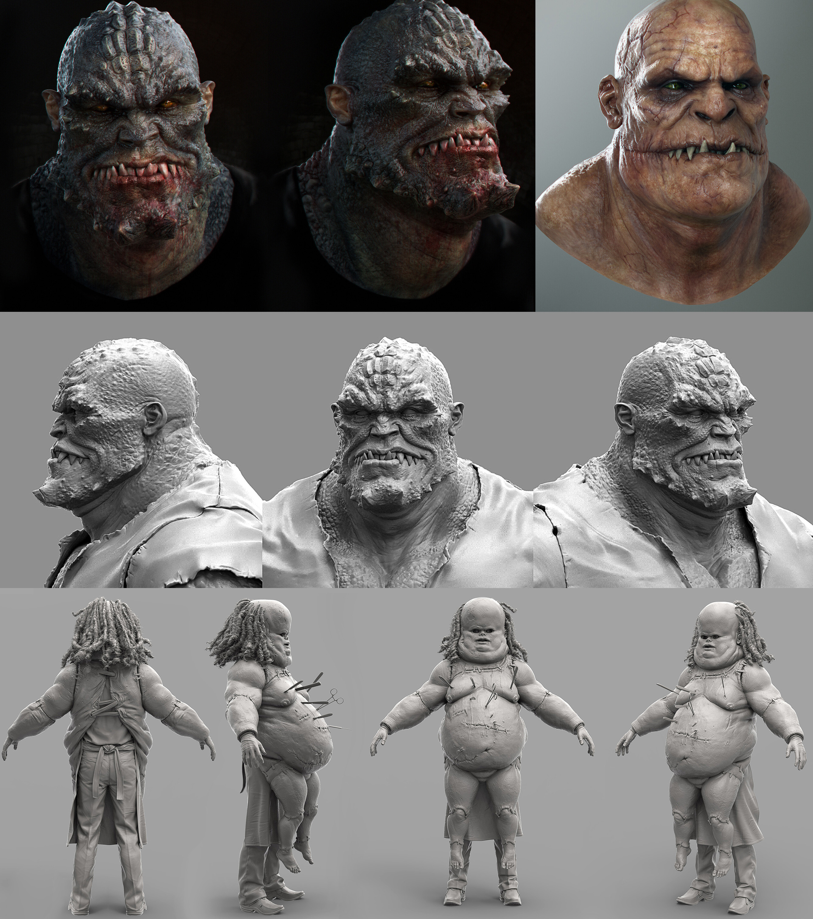Concept art de la Huntress