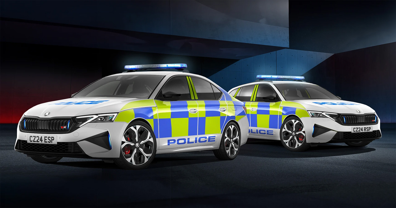 Updated Octavia vRS in police version