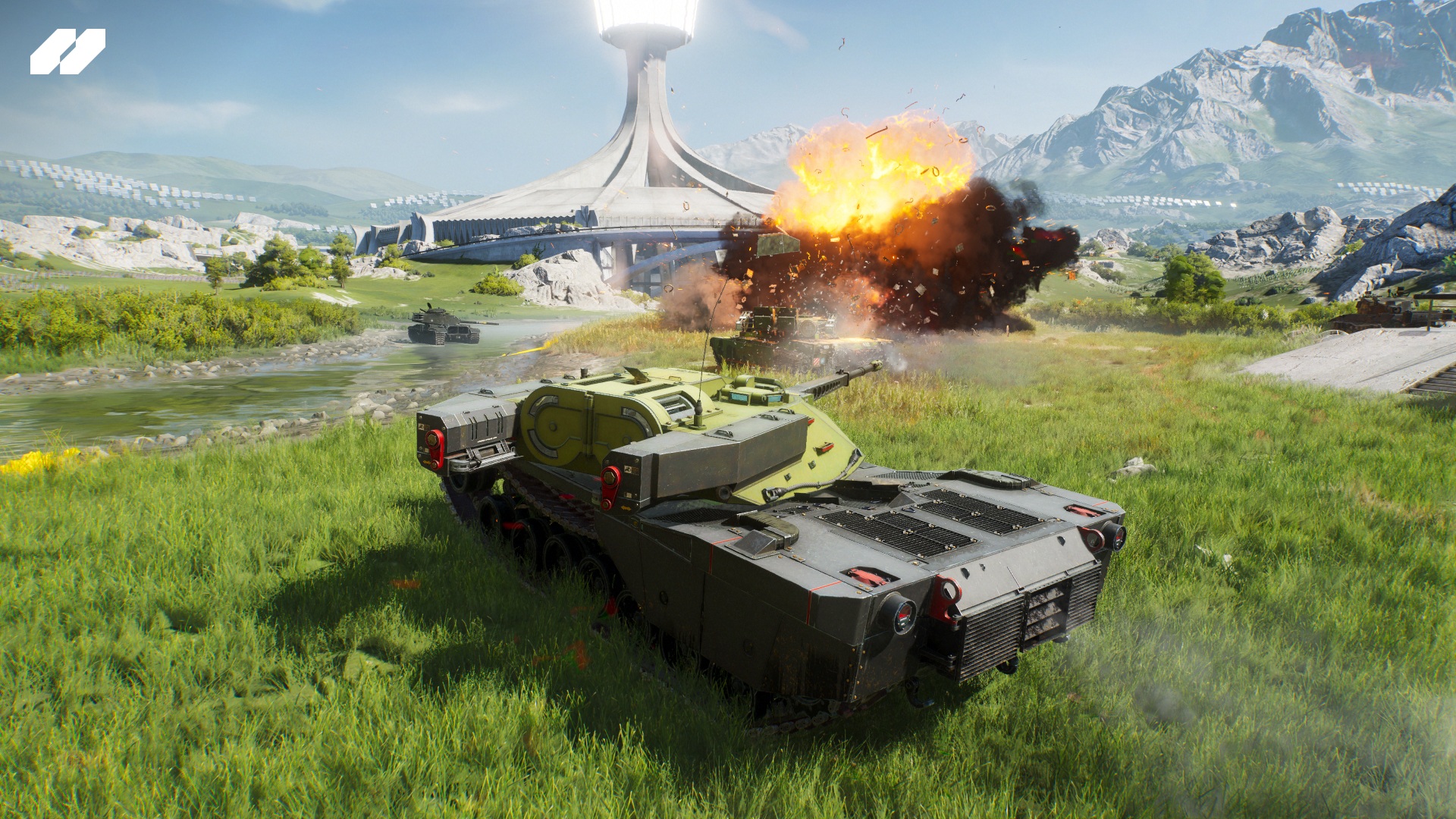 Скриншот з гри World of Tanks: HEAT без інтерфейсу