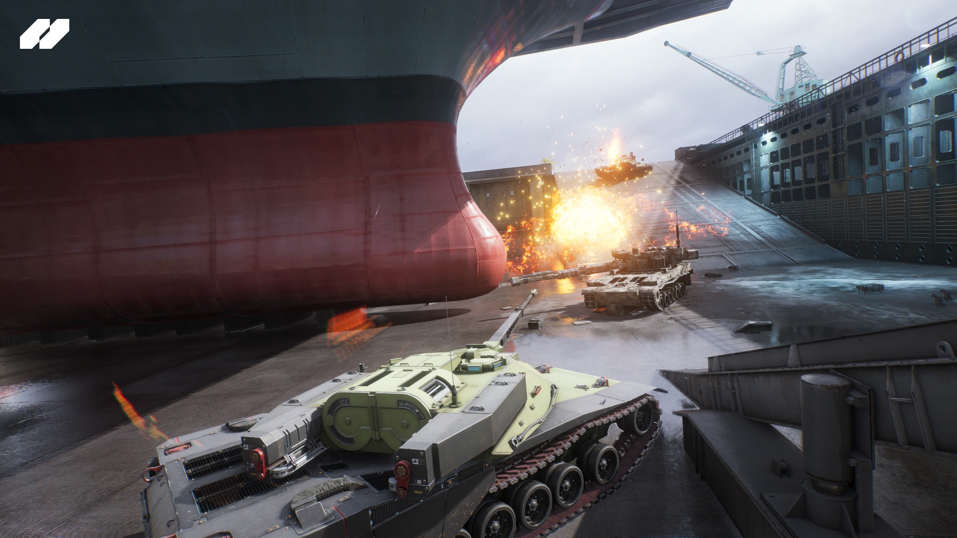 Скриншот з гри World of Tanks: HEAT без інтерфейсу