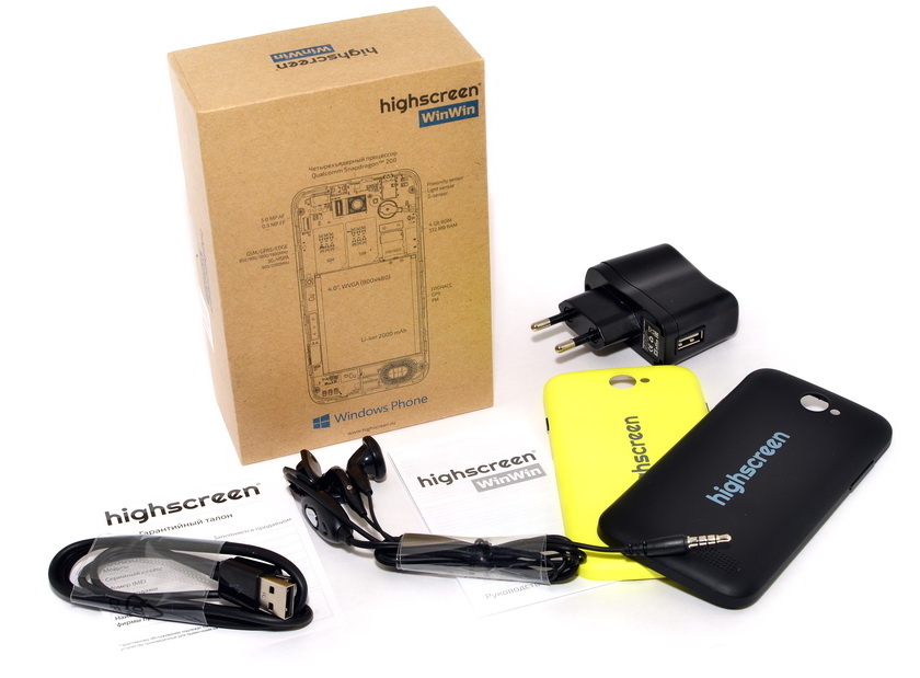 Обзор Highscreen WinWin: недорогой смартфон на Windows Phone 8.1 с двумя задними крышками в комплекте