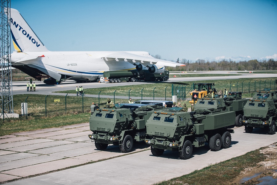 Arrival of M142 HIMARS in Estonia
