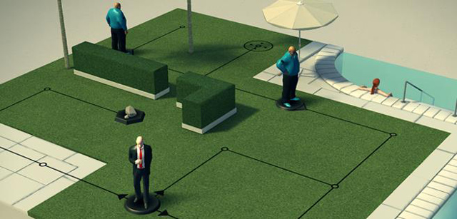Hitman Go — пошаговый Himan на Android