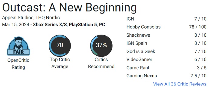 Nothing noteworthy: critics met Outcast - A New Beginning's action-adventure game with restraint-2