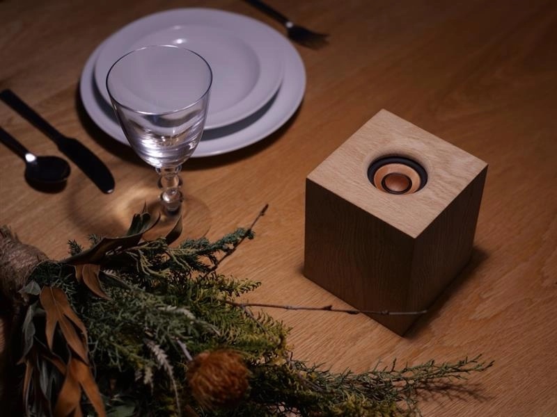 JVC Kenwood WDS-01 Wireless Speaker in Wooden Case