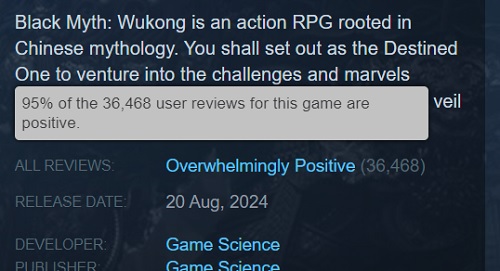 Triumph of the Monkey King! The debut game of a small studio has made a sensation - Black Myth: WuKong is enjoying tremendous popularity-3