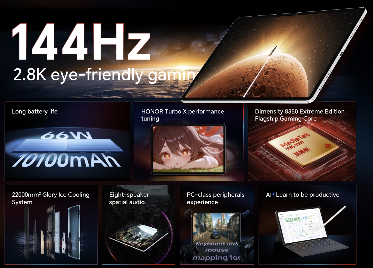 Key advantages of Honor Pad GT