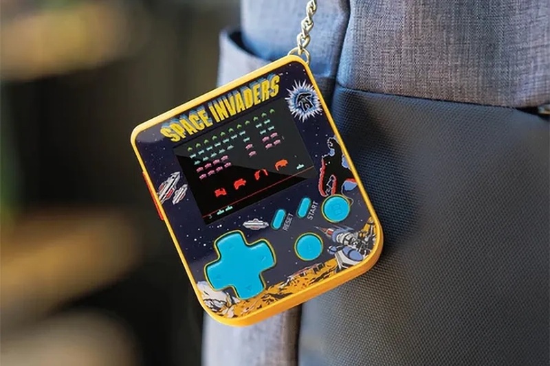 Four versions of Super Micro Keychain Gamer