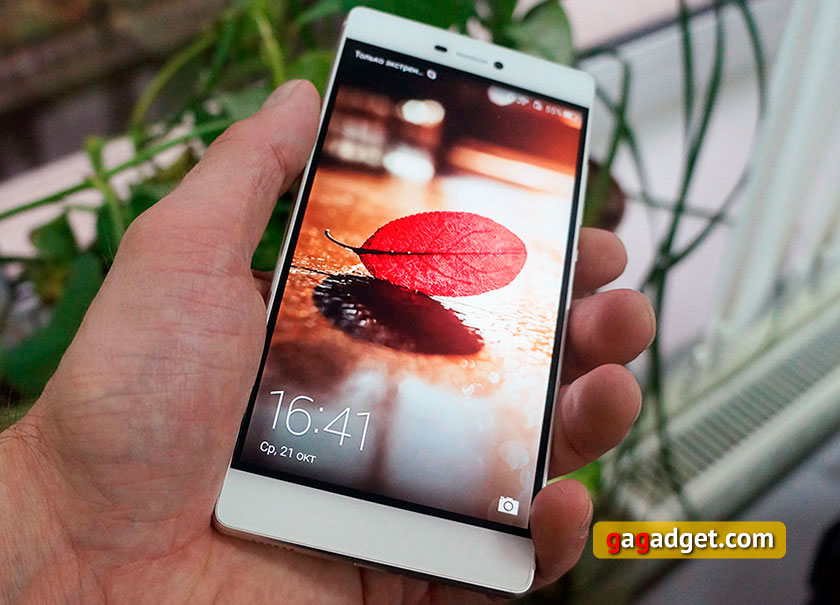 Обзор тонкого металлического флагмана Huawei P8