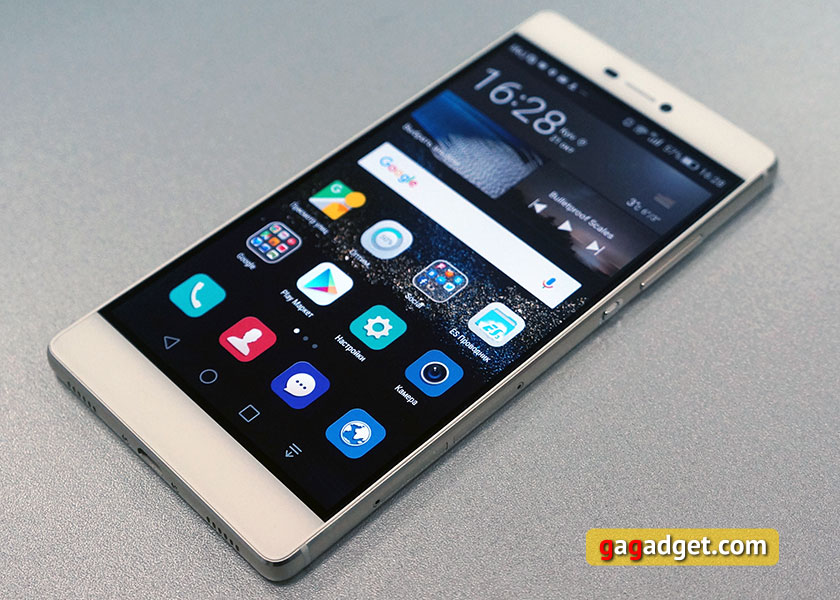 Обзор тонкого металлического флагмана Huawei P8-2