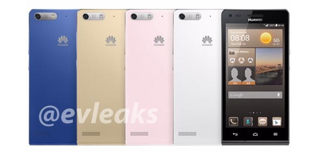 Смартфон Huawei Ascend G6 появился на рендерных снимках