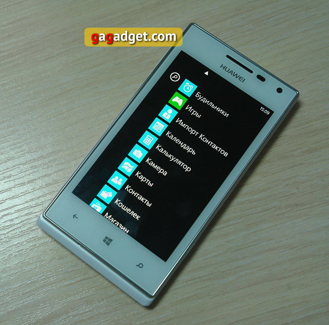 Обзор Windows-смартфона Huawei Ascend W1-2