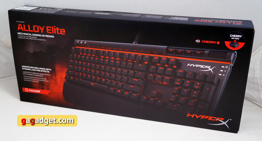 Обзор геймерской механической клавиатуры HyperX Alloy Elite-2
