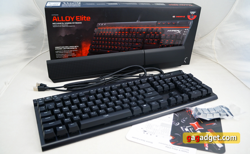 Обзор геймерской механической клавиатуры HyperX Alloy Elite-3