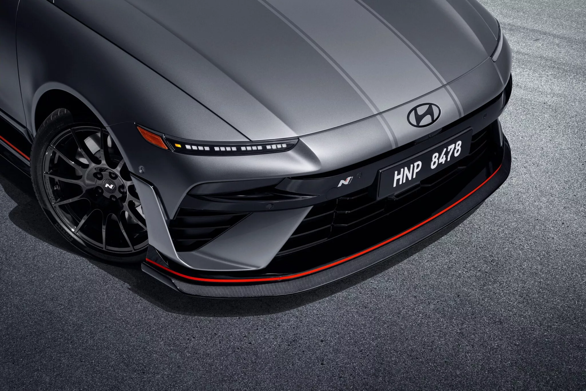 Hyundai Ioniq 6 N with new N Performance Parts package - side view