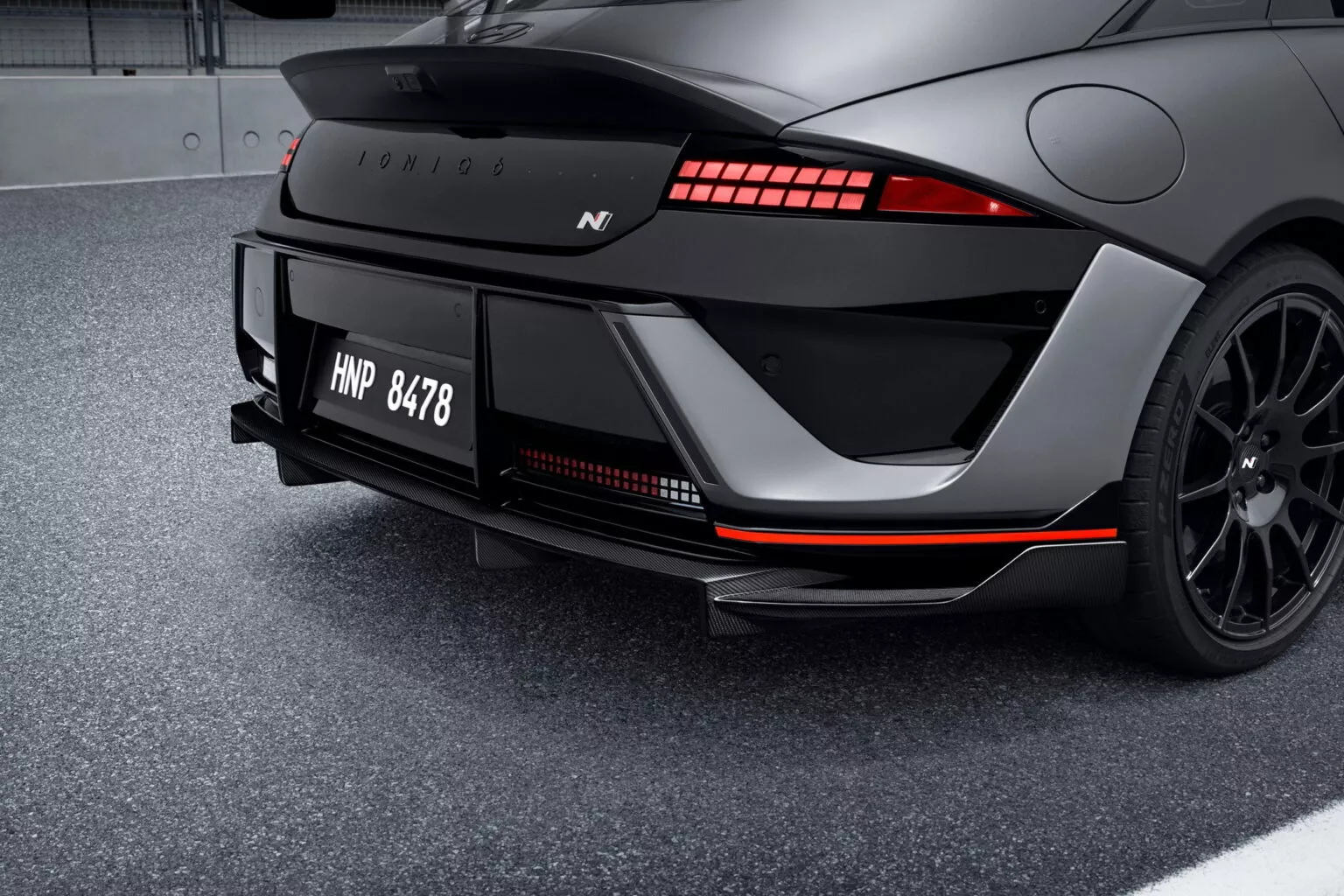 Image of Hyundai Ioniq 6 N with aerodynamic package