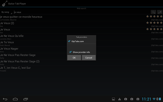 Приложения для Android-планшетов: Guitar Tab Player-8