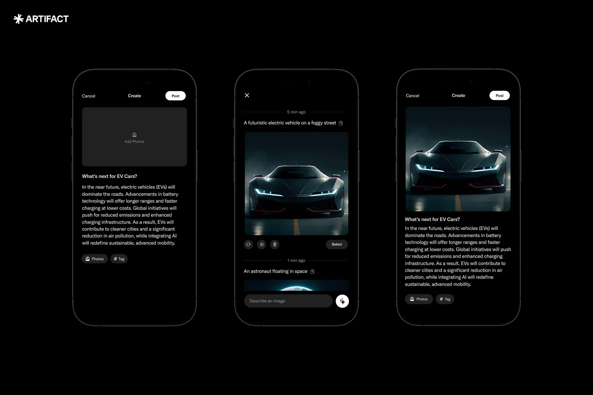 Artifact will allow artificial intelligence to generate illustrations for user-generated posts