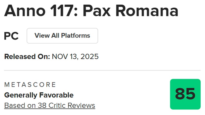 Anno 117: Pax Romana screenshot 1