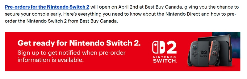 Présentation de la Nintendo Switch 2