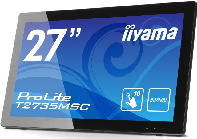 27-дюймовый сенсорный монитор Iiyama ProLite T2735MSC с AMVA-матрицей