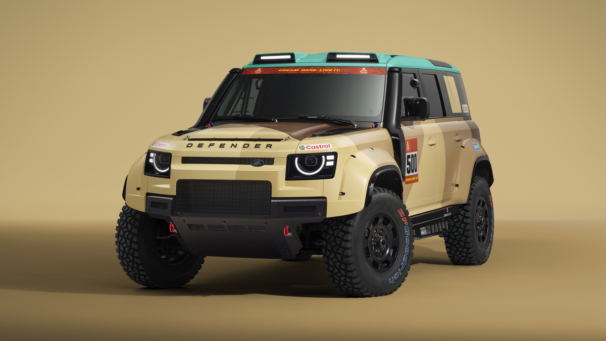 Appearance of the Land Rover Defender at the Dakar Rally 2026