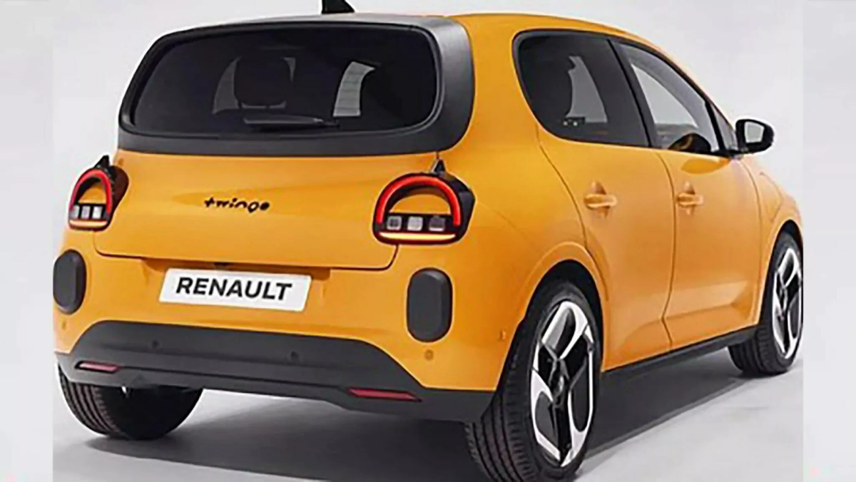 Renault Twingo четвертого поколения вид сбоку
