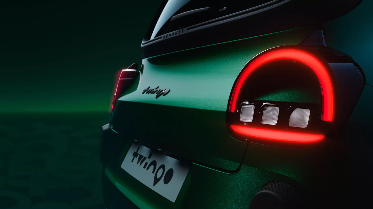 Фронтальный вид Renault Twingo