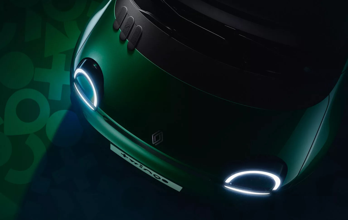 Боковой вид Renault Twingo