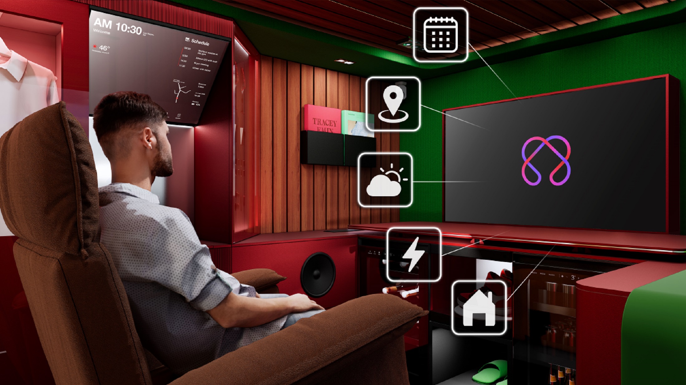 Modern interior of the Lifestyle Solution for Mobility van