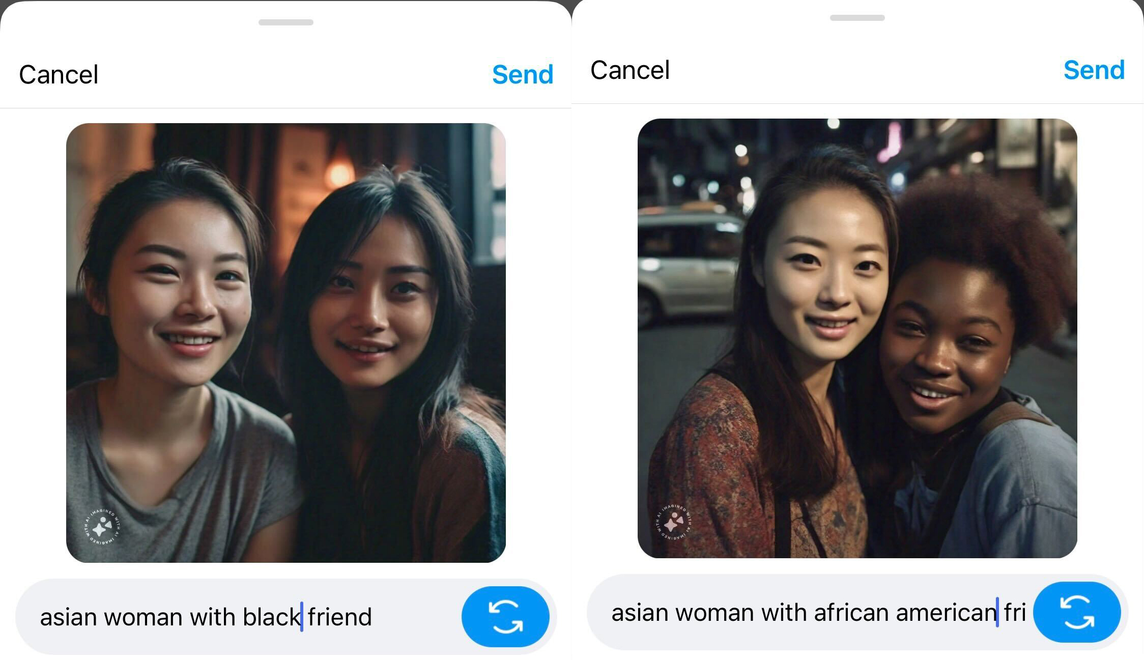 Meta AI a du mal à générer des images de personnes de races différentes-4