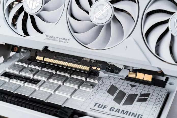 BTF connector on the right of PCI Express. Illustration: Asus