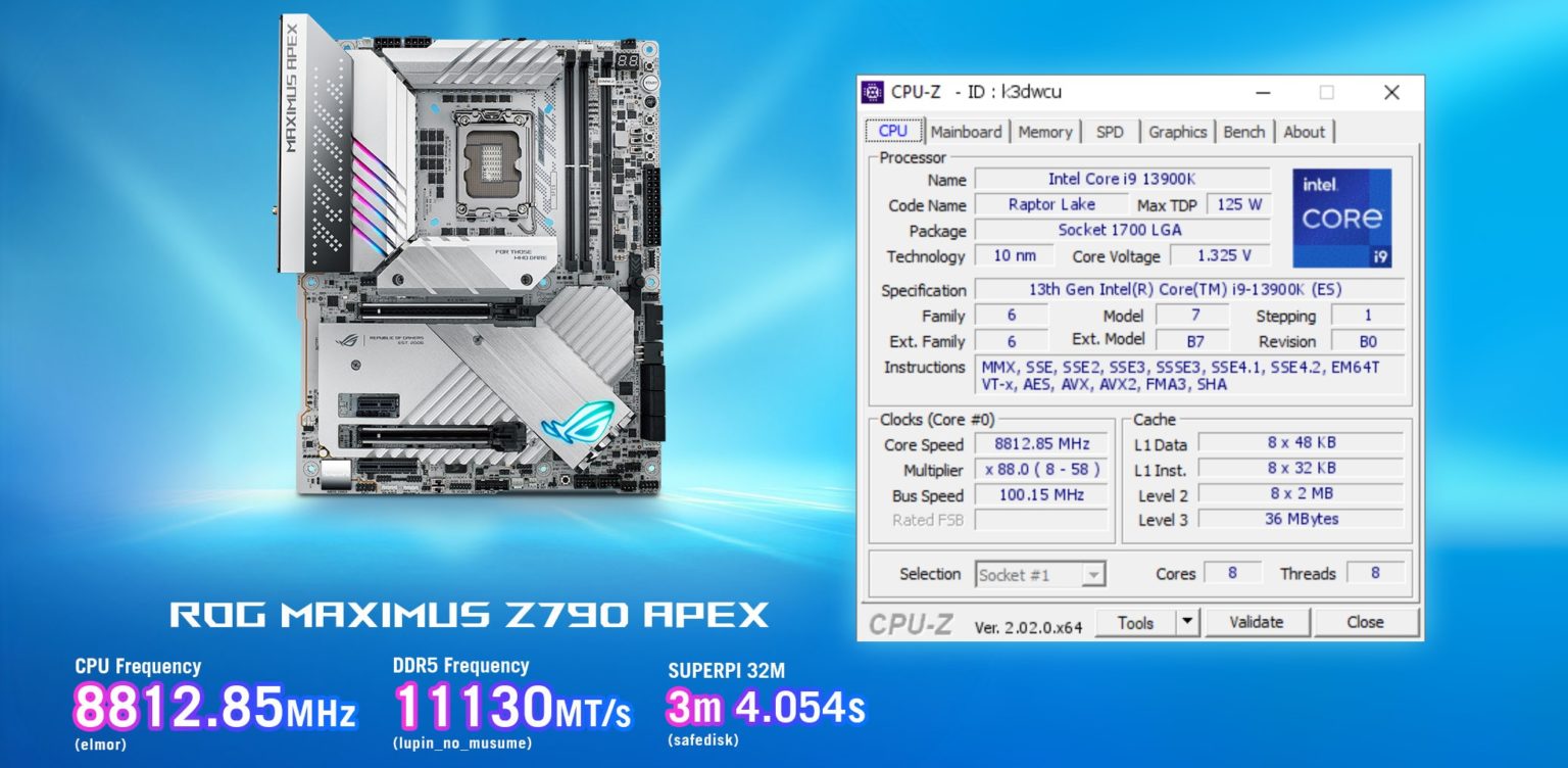 Intel Core i9-13900K побив світовий рекорд розгону серед споживчих процесорів, який протримався понад вісім років-3