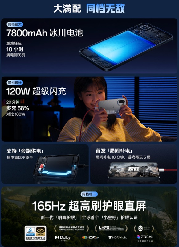 OnePlus Ace 6 rear view smartphone